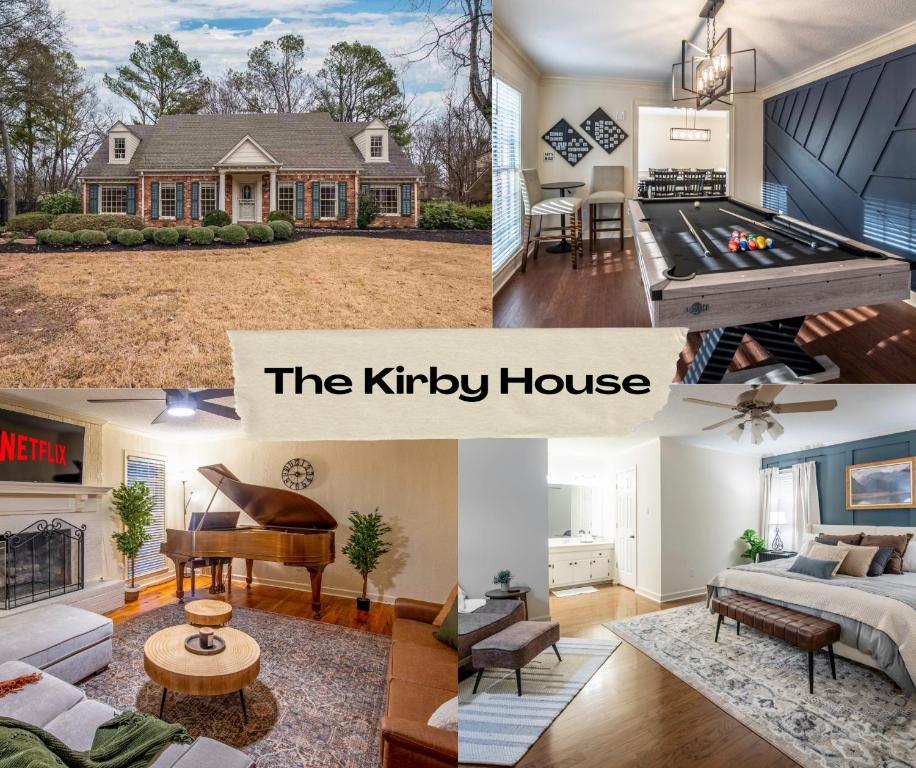 The Kirby House: King Bed, Hot Tub, Game Rooms, Gym